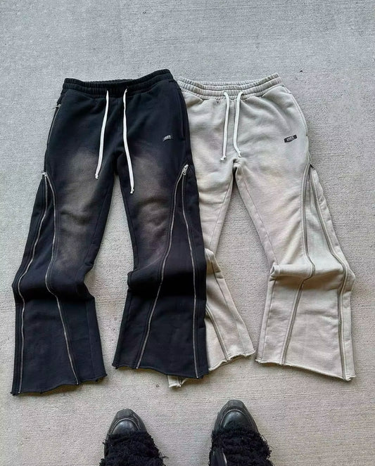 Stacked Zipper Pants