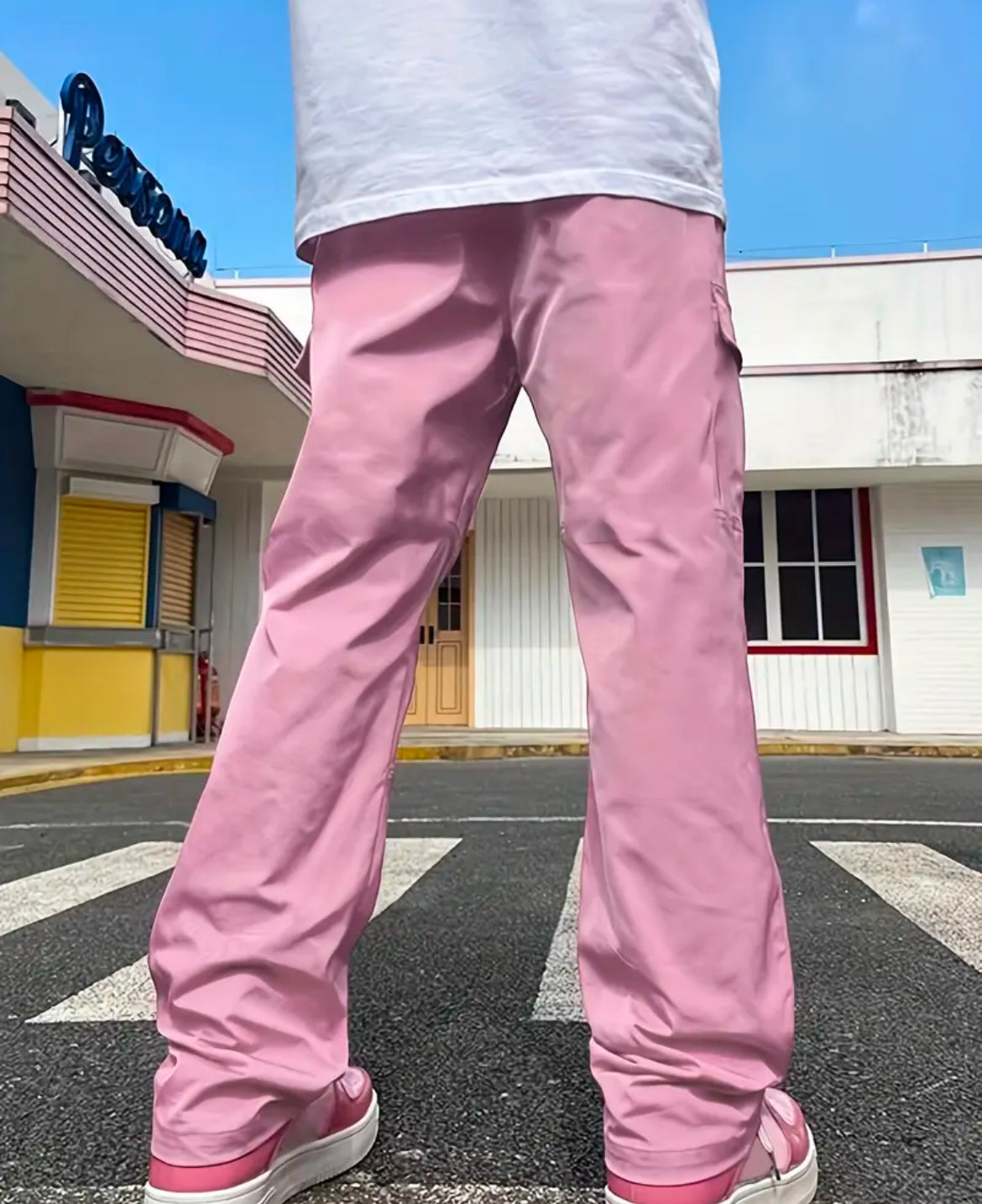 Pink Cargo Pants