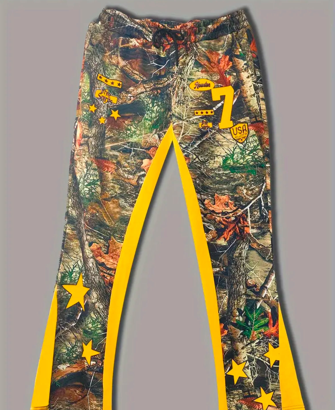 Camo Stacked Pants
