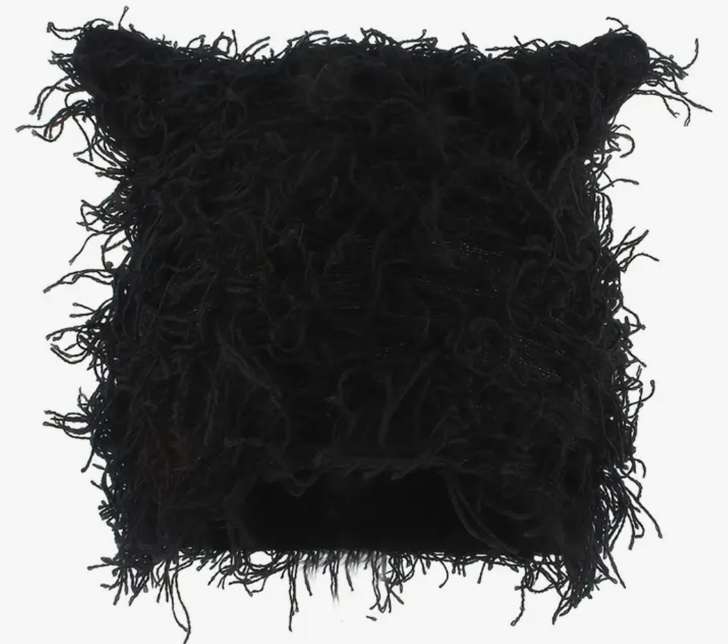 Cat Ear Distressed Beanies
