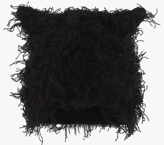 Cat Ear Distressed Beanies