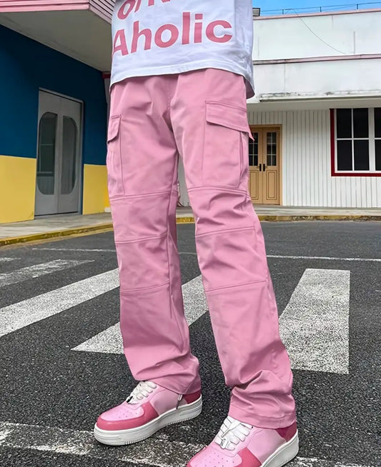 Pink Cargo Pants