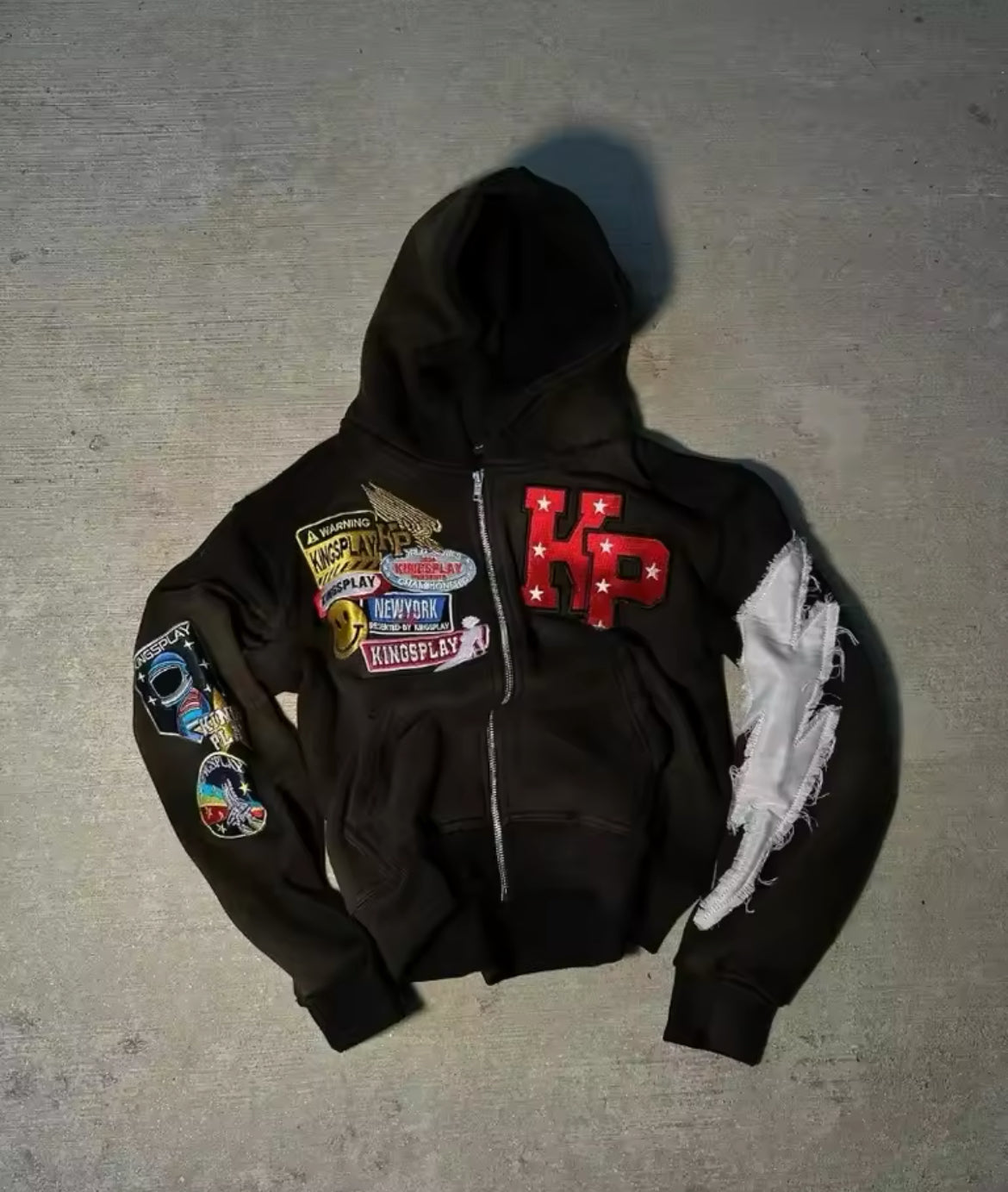 KP Patchwork Zip-Up